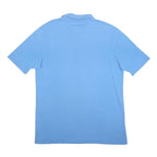 KAPPA Mens Blue Short Sleeve Plain XL Cotton Blend Polo Shirt Casual Basic