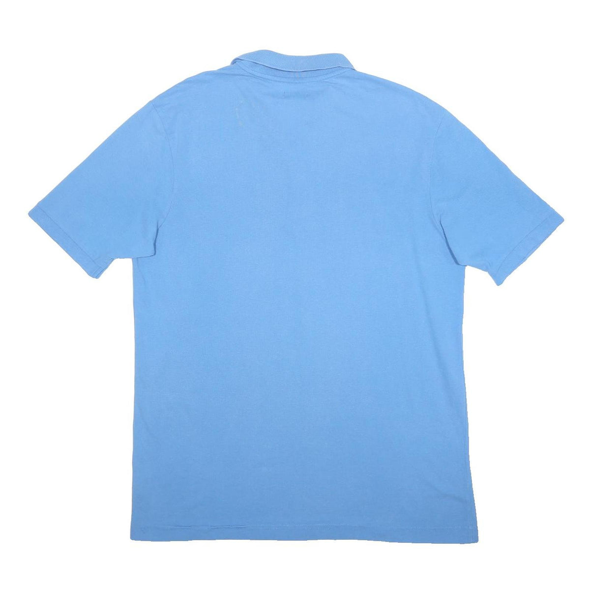 KAPPA Mens Blue Short Sleeve Plain XL Cotton Blend Polo Shirt Casual Basic
