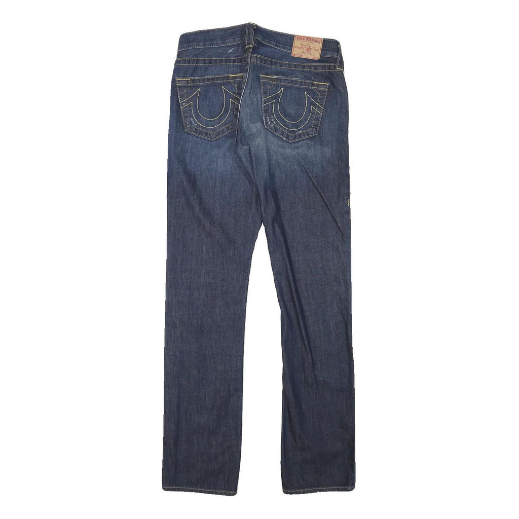 TRUE RELIGION Womens Jeans Blue Slim Skinny Denim Light W28 L31 Classic Zip