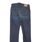 TRUE RELIGION Womens Jeans Blue Slim Skinny Denim Light W28 L31 Classic Zip