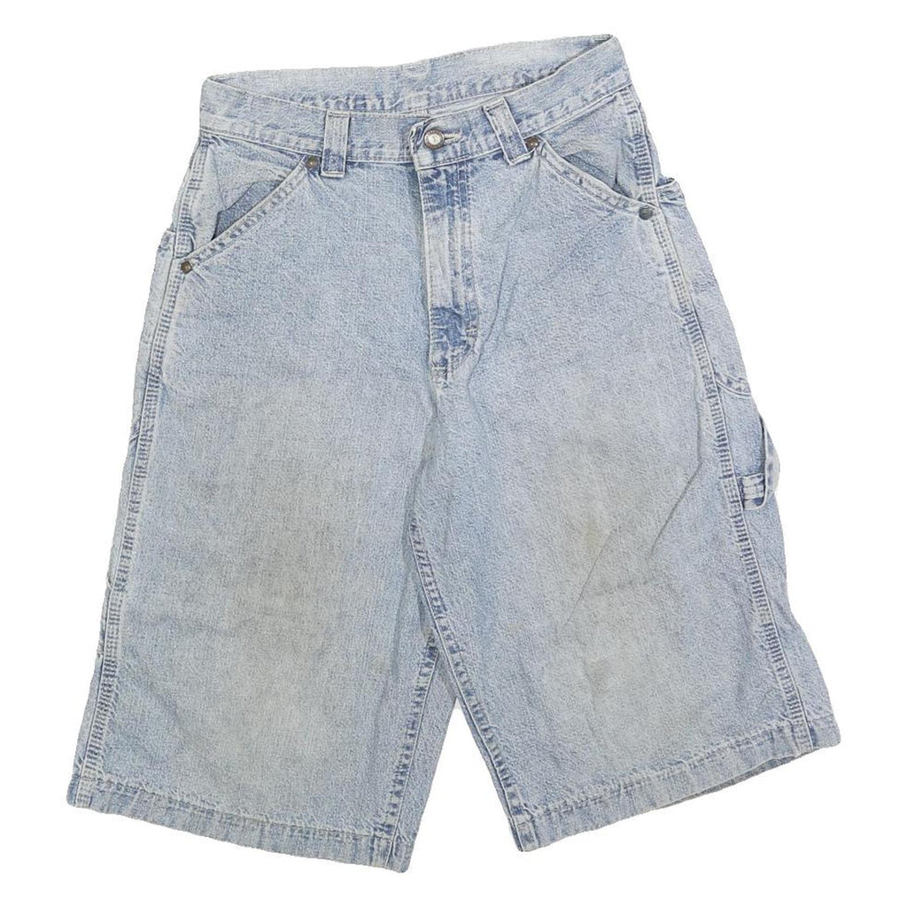RIDERS Womens Light Blue Denim Casual Shorts XS W26 Cotton Blend Relaxed Fit