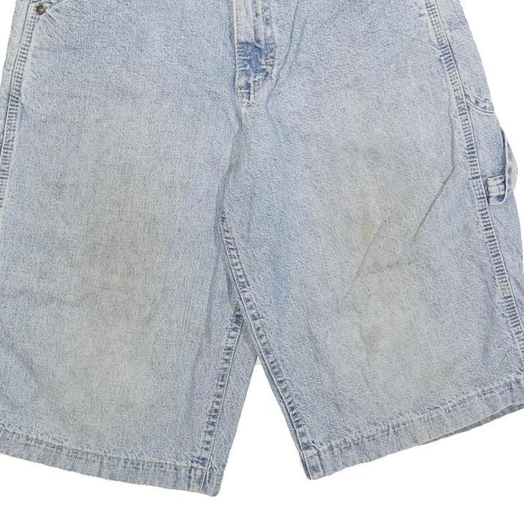RIDERS Womens Light Blue Denim Casual Shorts XS W26 Cotton Blend Relaxed Fit