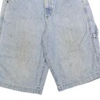 RIDERS Womens Light Blue Denim Casual Shorts XS W26 Cotton Blend Relaxed Fit