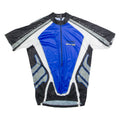 BRUNEX Cycling Mens Jersey Blue 1/2 Zip L