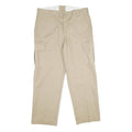 RED KAP Mens Regular Beige Cargo Trousers W38 L32 Polyester Blend Zip Pockets