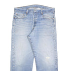 LEVI'S 501XX Mens Jeans Blue Regular Straight Denim Light W38 L28 Button