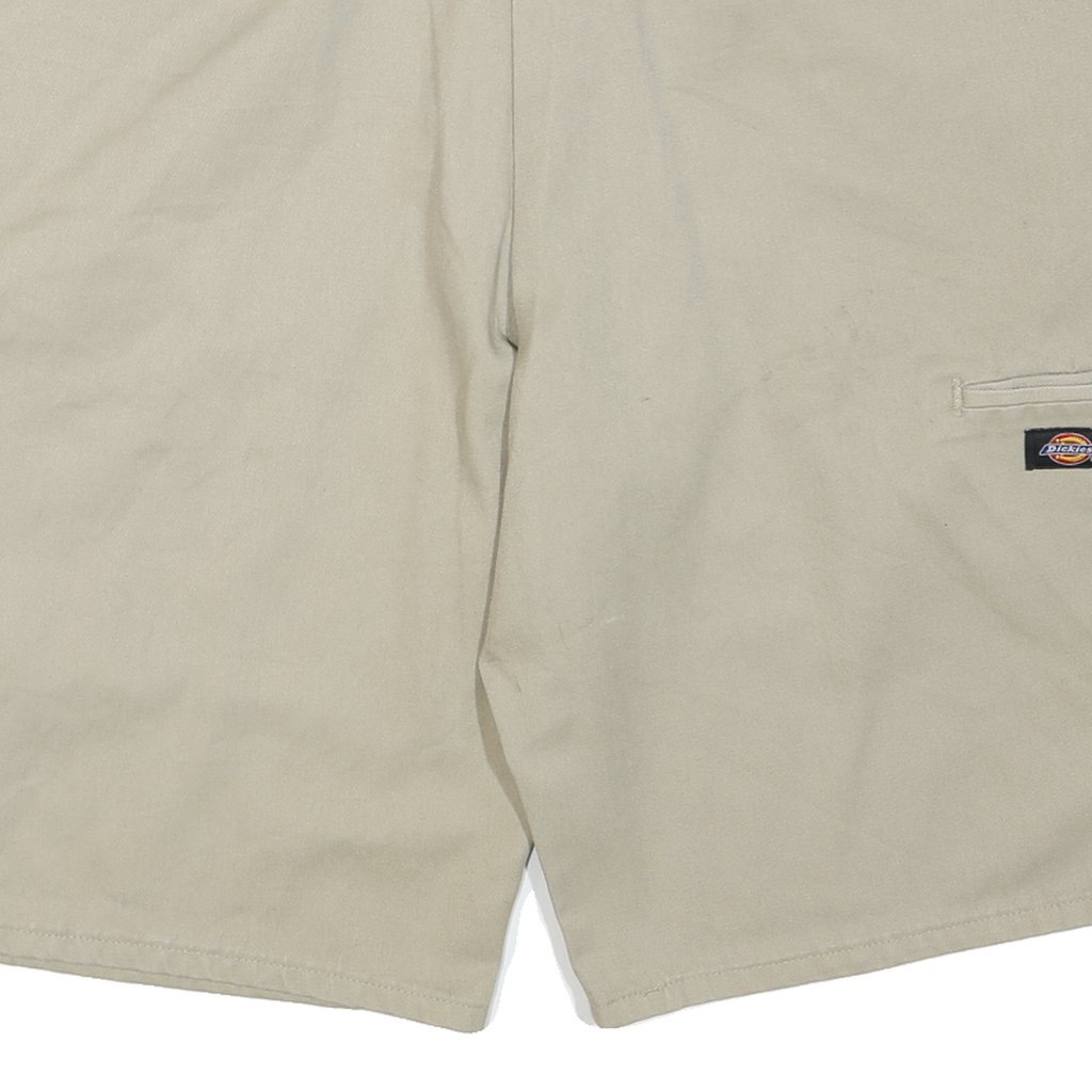 DICKIES Mens Shorts Beige Casual Plain XL W40 Polyester Blend Workwear