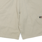 DICKIES Mens Shorts Beige Casual Plain XL W40 Polyester Blend Workwear