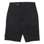 DICKIES Mens Black Casual Shorts L W36 Workwear Cotton Blend Comfortable