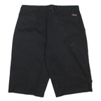 DICKIES Mens Black Casual Shorts L W36 Workwear Cotton Blend Comfortable