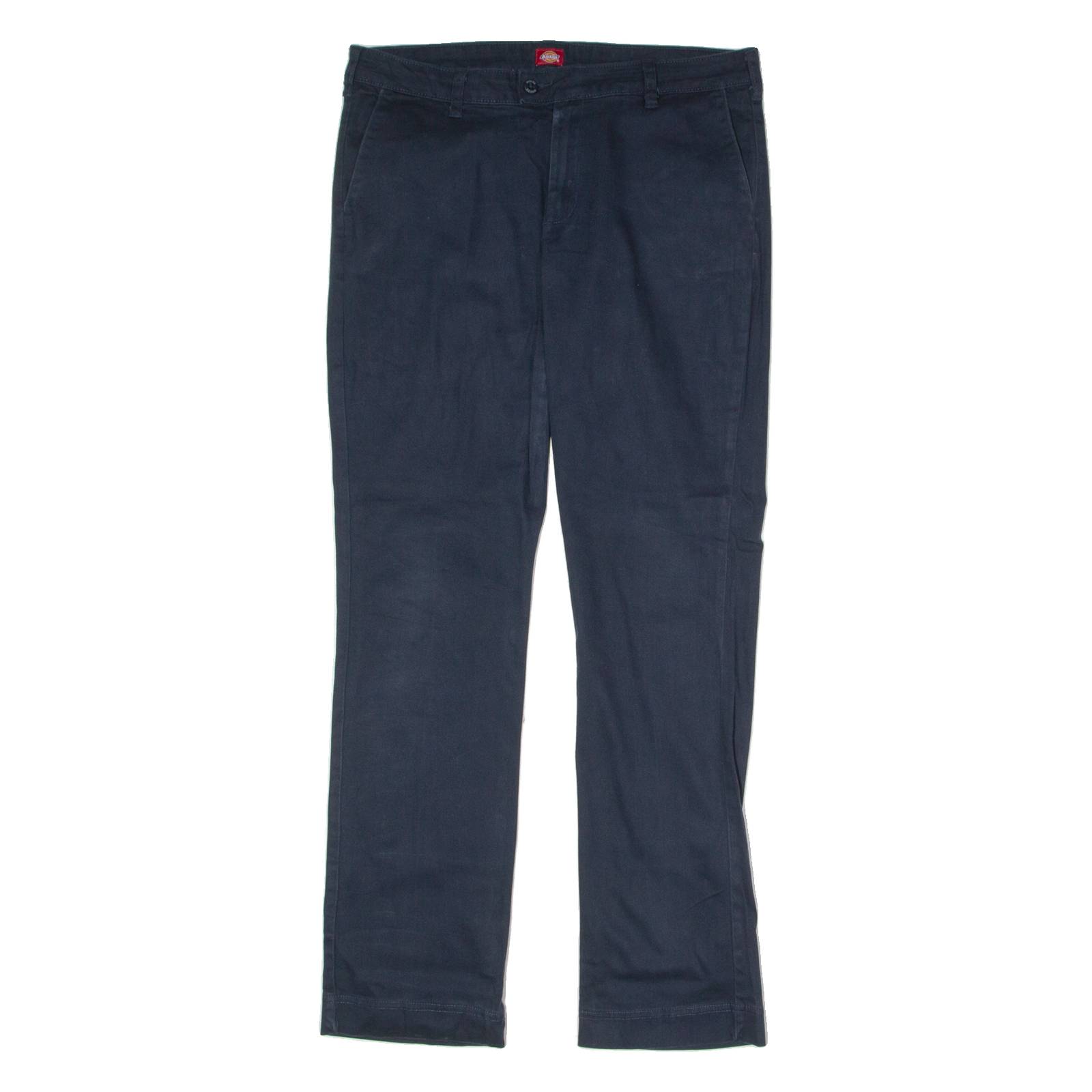 DICKIES Workwear Chino Womens Trousers Black Regular Straight W34 L31