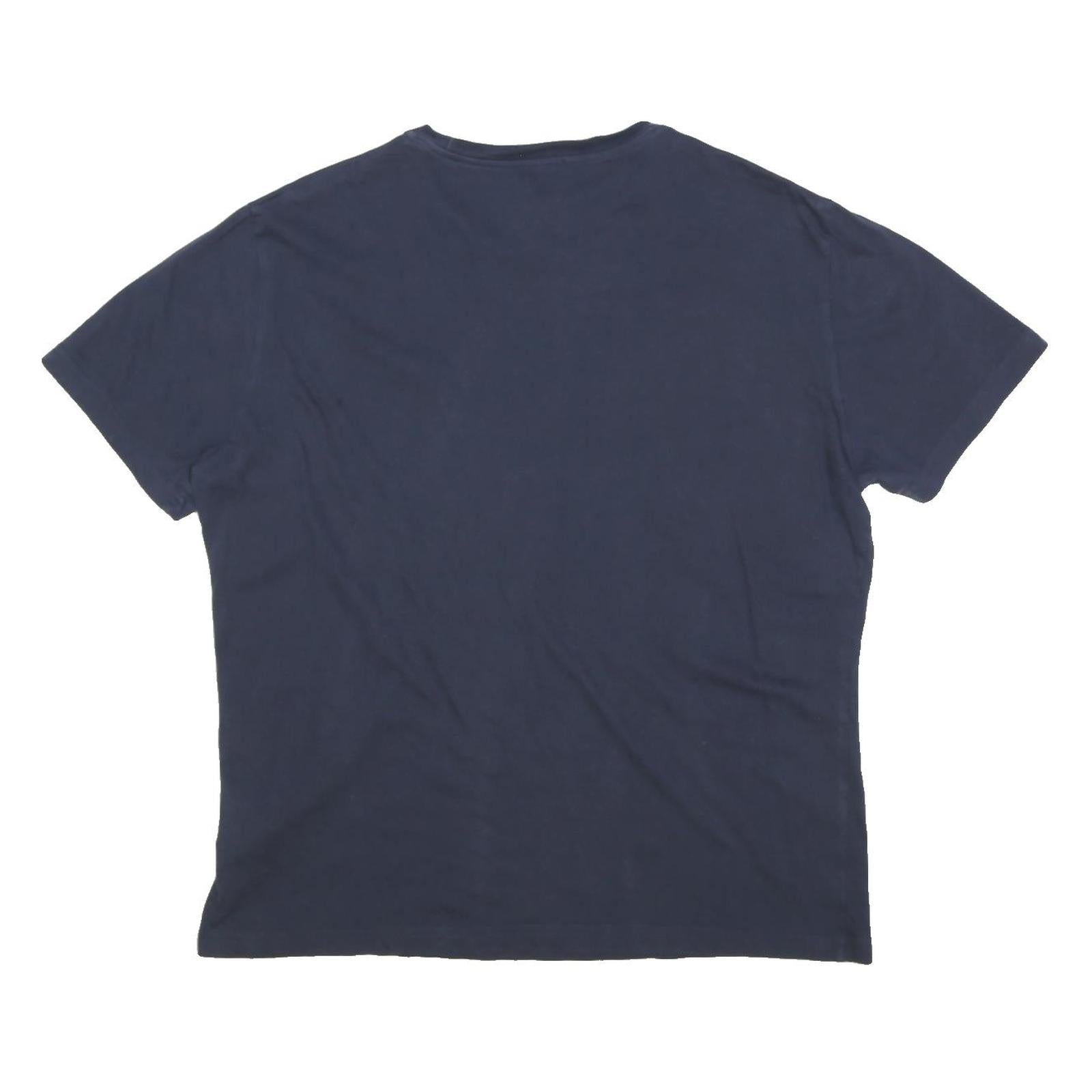 VIVIENNE WESTWOOD Mens Navy Blue Graphic T-Shirt XL Short Sleeve Crew Neck