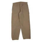 DICKIES Mens Jeans Regular Straight Denim Beige W32 L30 Workwear Zip Closure