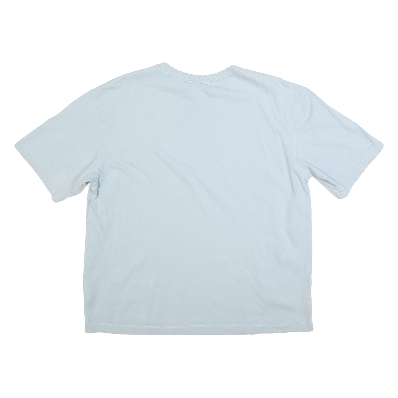 ADIDAS Womens Blue T-Shirt UK 10 Short Sleeve Crew Neck Logo Casual