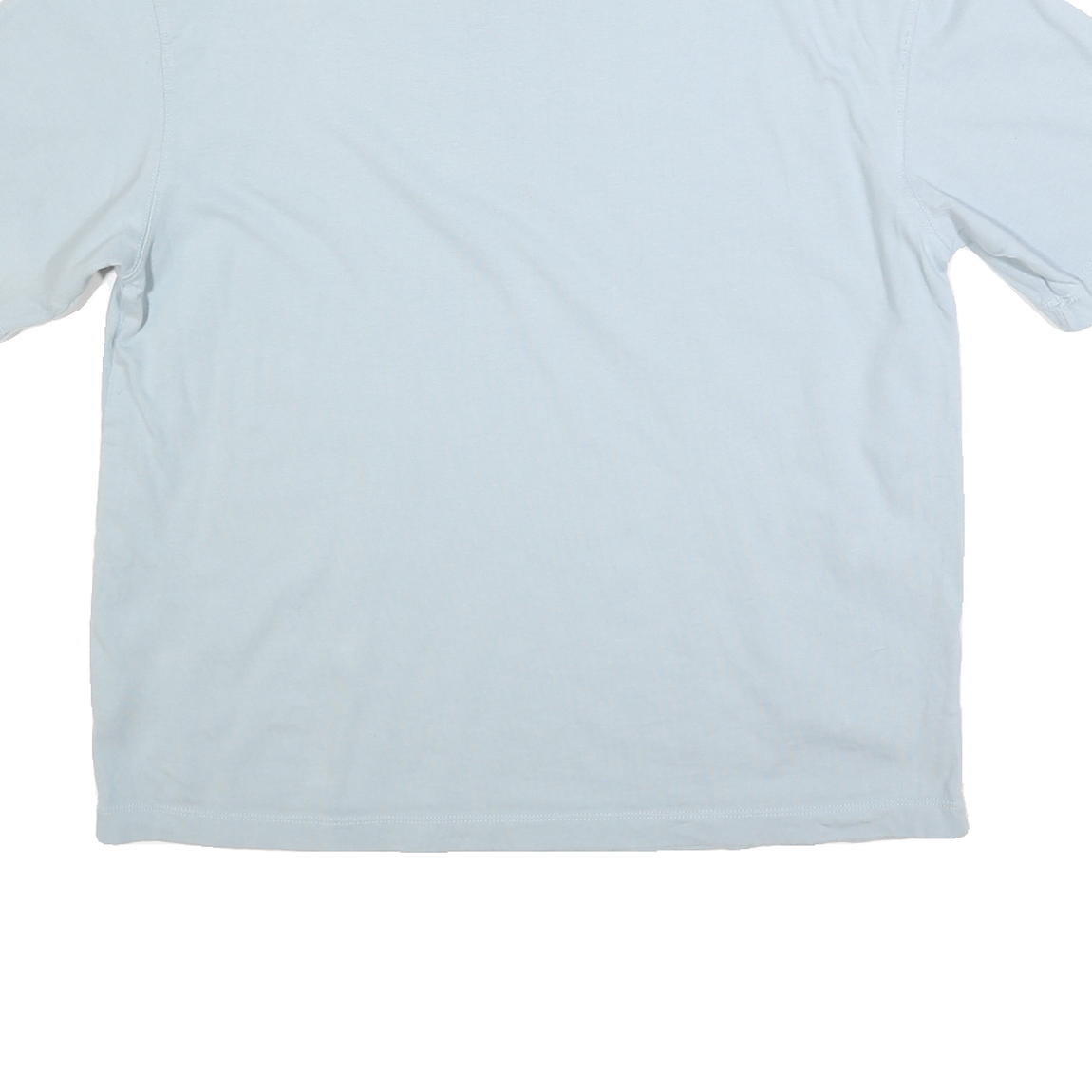 ADIDAS Womens Blue T-Shirt UK 10 Short Sleeve Crew Neck Logo Casual