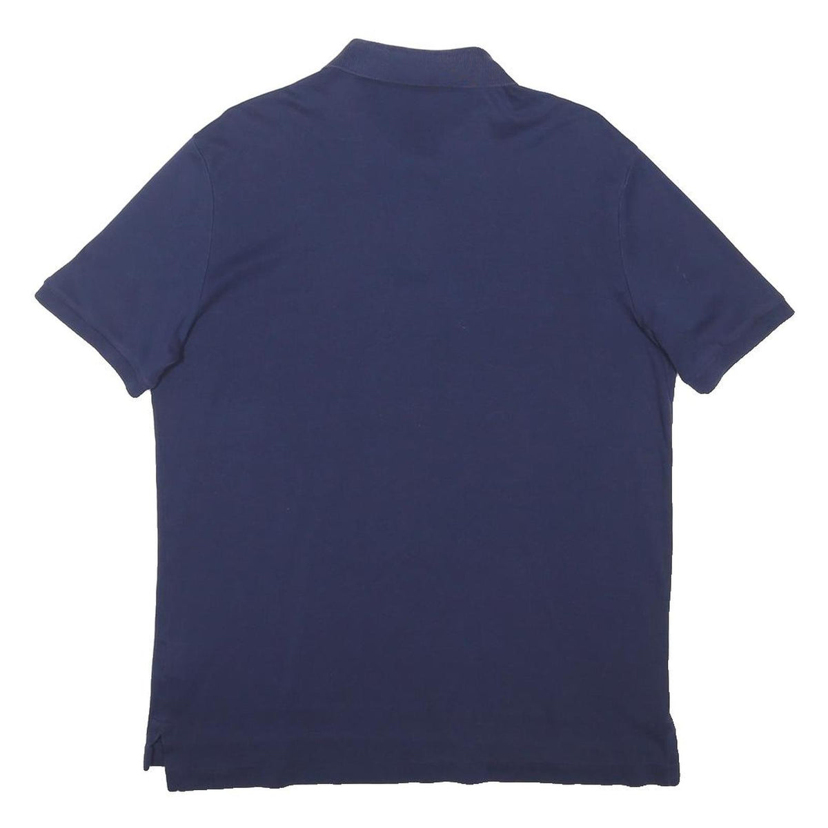 POLO RALPH LAUREN Mens Navy Blue Short Sleeve Classic Polo Shirt M Cotton Blend