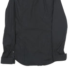 BOSS HUGO BOSS Mens Black Cotton Shirt S Button Collar Long Sleeve Formal