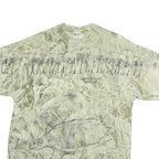 JERZEES Mens Beige Paradise Island Bahamas Graphic T-Shirt L Short Sleeve Crew