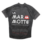 DMTEX Mens Black Cycling Jersey M Short Sleeve Round Neck Sports Print