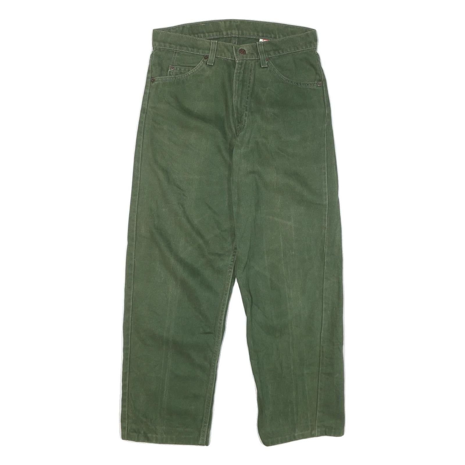 LEVI'S 560 Womens Jeans Green Regular Loose Denim Medium W27 L29 Classic Fit