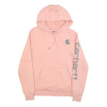 CARHARTT Womens Pink Hoodie XS Cotton Blend Pullover Casual Streetwear
