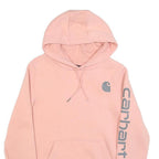 CARHARTT Womens Pink Hoodie XS Cotton Blend Pullover Casual Streetwear