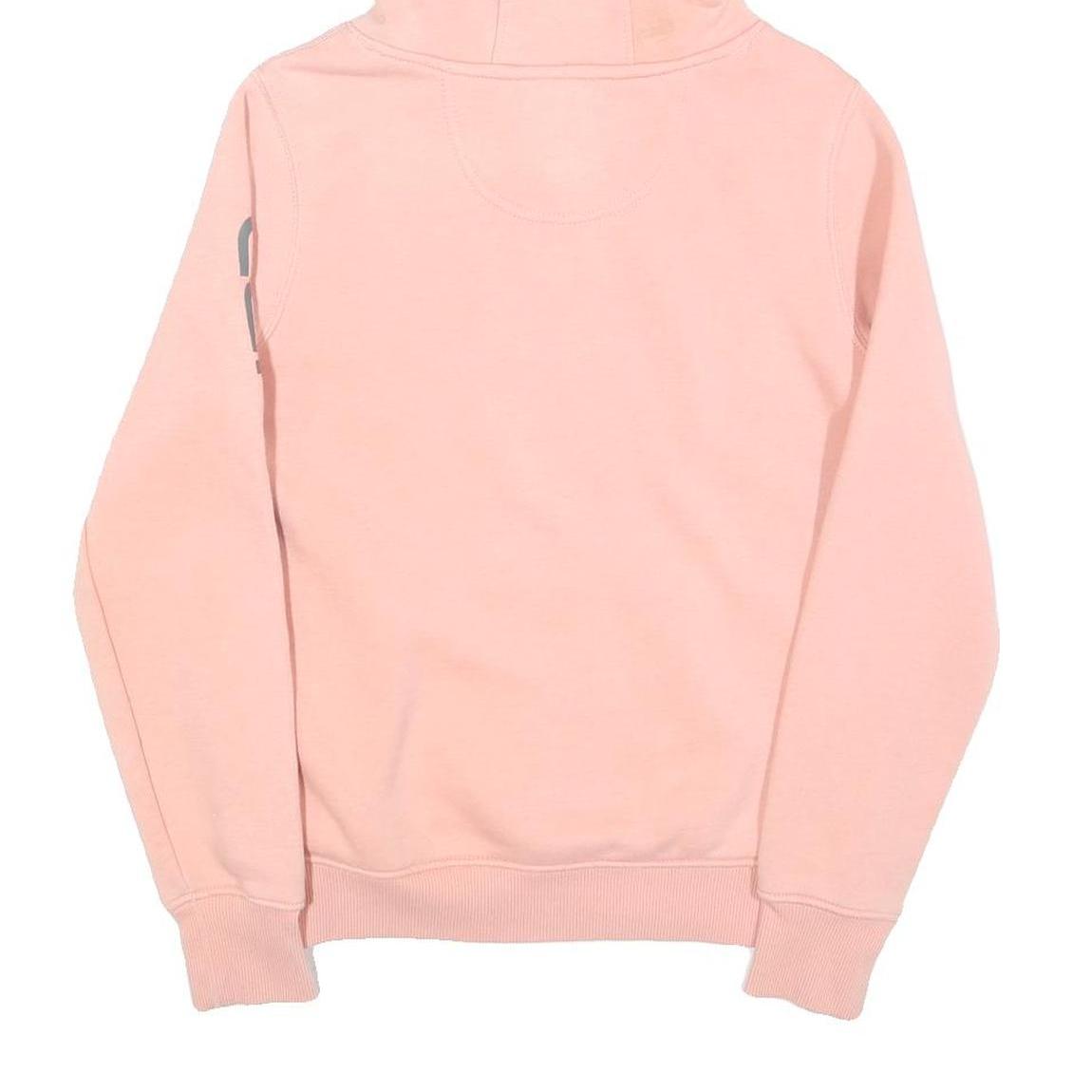 CARHARTT Womens Pink Hoodie XS Cotton Blend Pullover Casual Streetwear