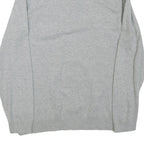 TED BAKER Mens Grey Long Sleeve Plain M Polo Shirt Cotton Blend Casual