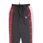 PUMA Mens Track Pants Black Tapered M W26 L30
