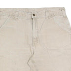CARHARTT Mens Shorts Beige Casual Cotton Blend L W36 Workwear Relaxed