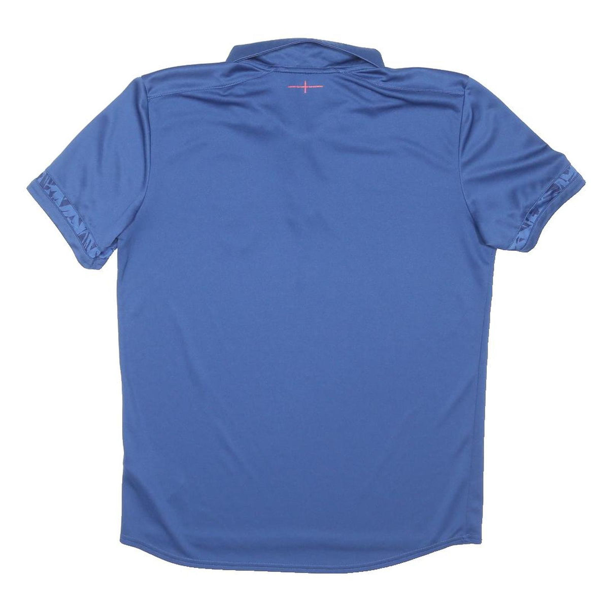 UMBRO Mens Blue Polo Shirt L Rose Logo O2 Rugby Short Sleeve Sportswear