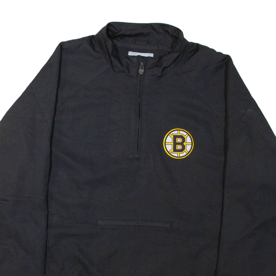 REEBOK Bruins Ice Hockey Mens Pullover Jacket Black L