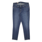 LEVI'S 711 Womens Slim Skinny Denim Medium Blue W31 L26 Cotton Blend Zip Jeans