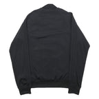 ADIDAS Mens Black Polyester Blend Bomber Jacket S Athletic Plain Zip Stylish