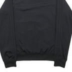 ADIDAS Mens Black Polyester Blend Bomber Jacket S Athletic Plain Zip Stylish