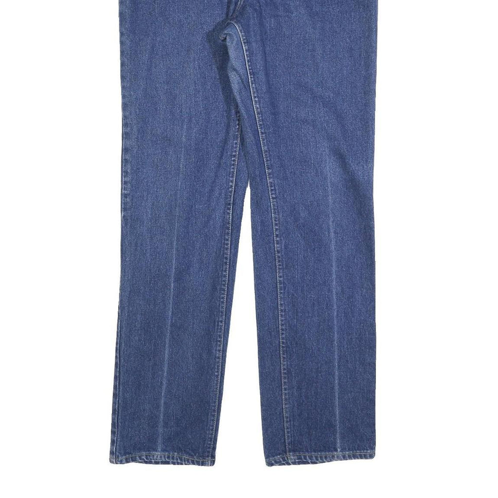 LEE Mens Jeans Blue Regular Straight Denim Light W30 L32 Zip Cotton Blend