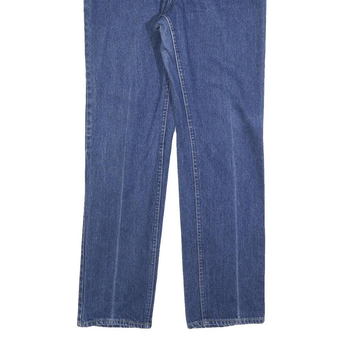 LEE Mens Jeans Blue Regular Straight Denim Light W30 L32 Zip Cotton Blend