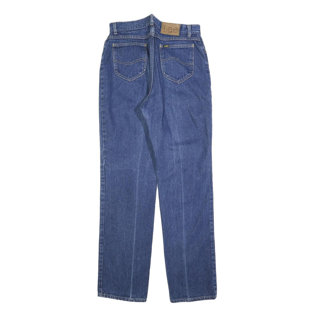 LEE Mens Jeans Blue Regular Straight Denim Light W30 L32 Zip Cotton Blend