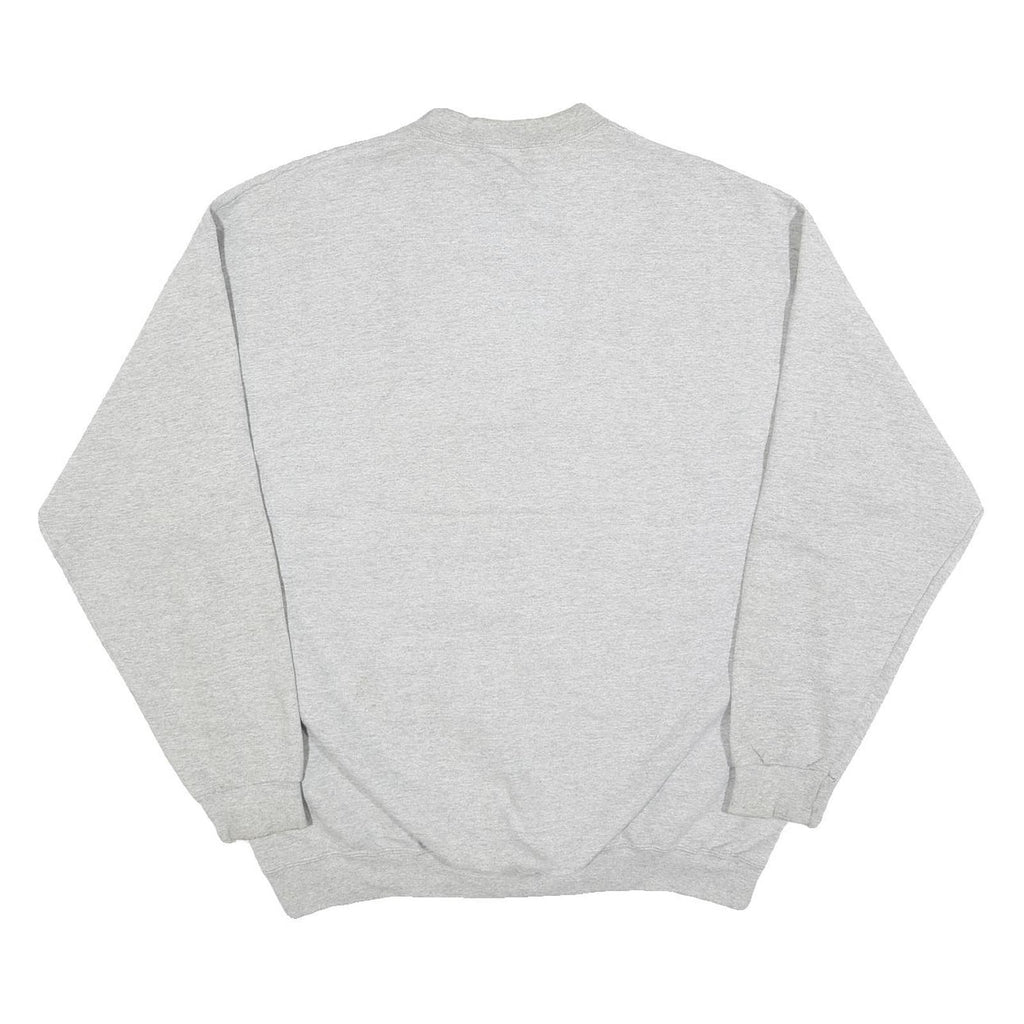 LEE Mens Grey Crew Neck Yamaha Performance L Sweatshirt Cotton Blend Pullover