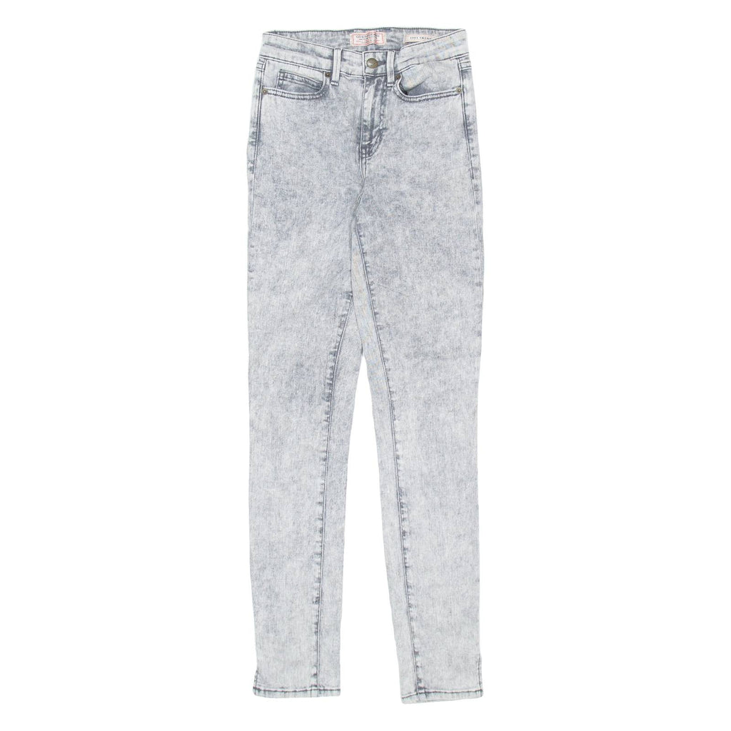 GUESS Mens Jeans Grey Regular Skinny Acid Wash W22 L28