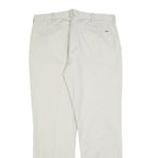 POLO RALPH LAUREN Mens Cotton Blend Beige Relaxed Straight Trousers W38 L34