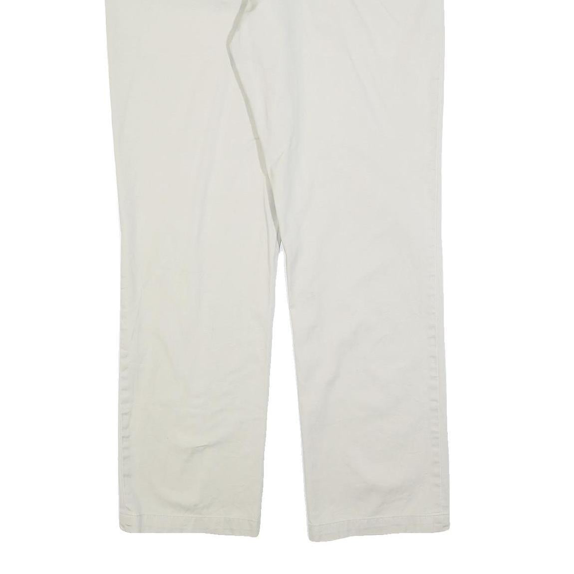 POLO RALPH LAUREN Mens Cotton Blend Beige Relaxed Straight Trousers W38 L34