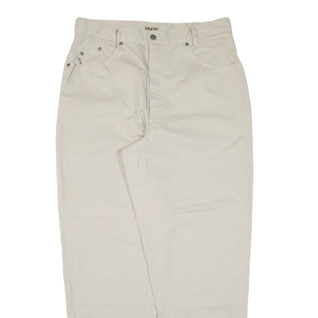 H.I.S Womens Trousers Beige Relaxed Tapered W34 L30