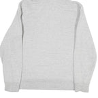 THE NORTH FACE Womens Grey & Purple Hoodie L Cotton Logo Casual Warm