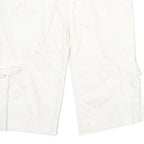 AMERICAN EAGLE Womens White Casual Cargo Shorts XXS W30 Comfortable Fit