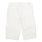 AMERICAN EAGLE Womens White Casual Cargo Shorts XXS W30 Comfortable Fit