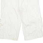 AMERICAN EAGLE Womens White Casual Cargo Shorts XXS W30 Comfortable Fit