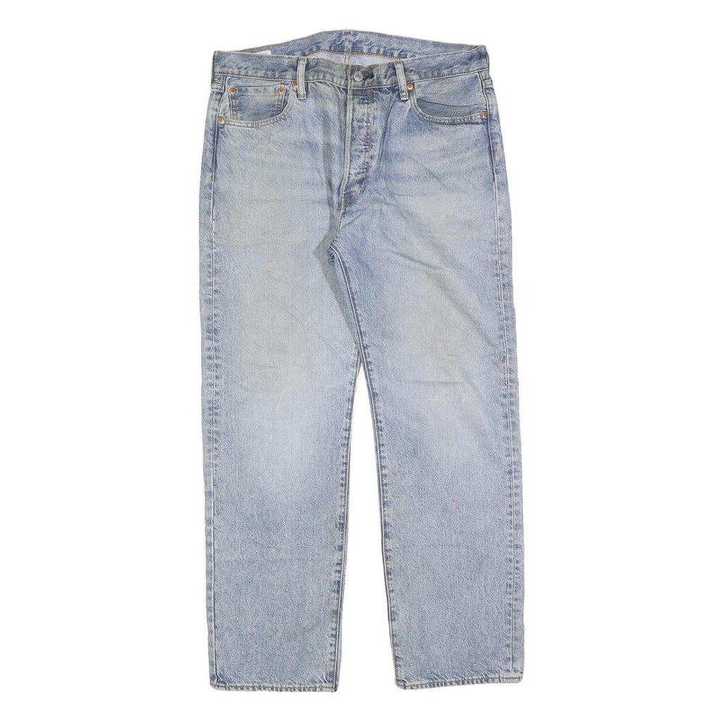 LEVI'S 501 BIG E Mens Jeans Blue Regular Straight Denim Light W36 L30 Classic