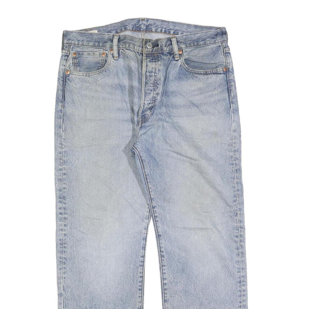 LEVI'S 501 BIG E Mens Jeans Blue Regular Straight Denim Light W36 L30 Classic