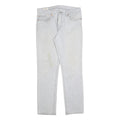 LEVI'S 511 Big E Mens Slim Jeans Light Blue Cotton Blend W34 L32 Zip Slim Fit